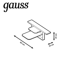 Заглушка Gauss TR143 2