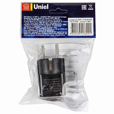Переходник сетевой Uniel 1гн с/з S-GES1-10S Black UL-00010562 3