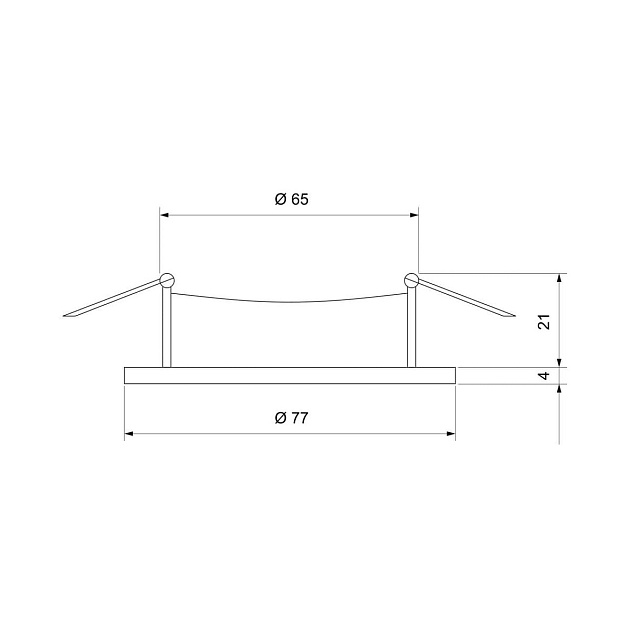 Встраиваемый светильник Elektrostandard 110 MR16 серебро a053334 Фото № 2