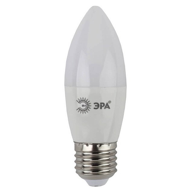 Лампа светодиодная ЭРА E27 10W 2700K матовая ECO LED B35-10W-827-E27 Б0032962 фото 
