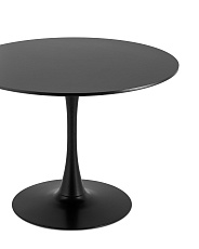 Кухонный стол Stool Group Tulip D100 черный УТ000036059 1