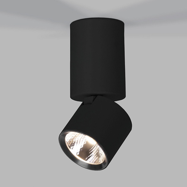 Потолочный светодиодный светильник Elektrostandard Sens 25042/LED 10W 4000K черный a063680 фото 