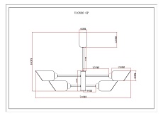 Потолочная люстра Moderli Avery V10806-6P 1