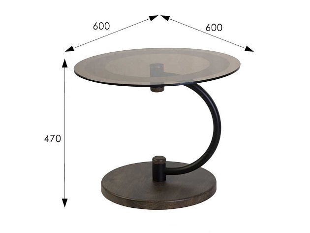 Журнальный стол Мебелик Дуэт 13Н 007246 фото 3