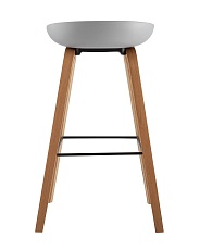 Барный стул Stool Group LIBRA серый деревян. ножки 8319 GREY 2