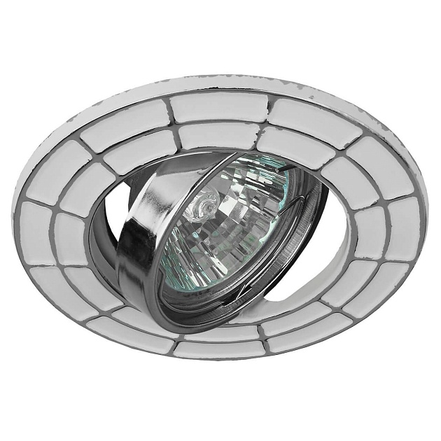 Встраиваемый светильник ЭРА Штампованный ST7A CH/WH Б0036491 фото 