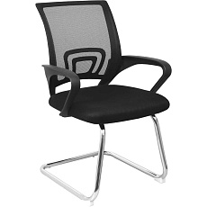 Офисный стул AksHome Ricci черный+черный, ткань 80019