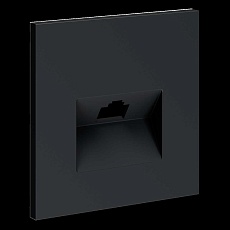 Накладка для розетки компьютерной RJ45 кат.6 S70 (графит) Voltum VLS001307