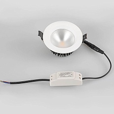 Встраиваемый светодиодный светильник Arlight LTD-105WH-Frost-9W Warm White 110deg 021067 1