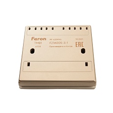 Выключатель одноклавишный беспроводной Feron Smart золото TM181 41725 1