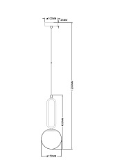 Подвесной светильник MyFar Pierre MR2243-1P 1