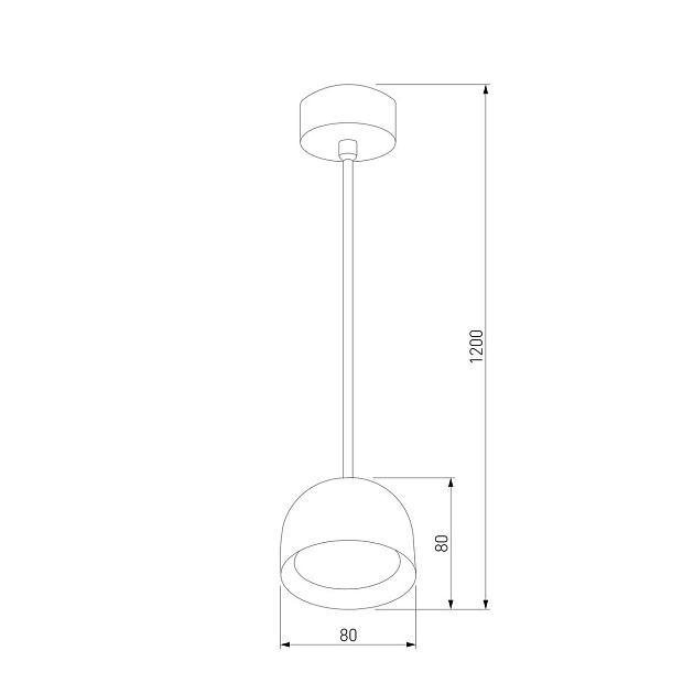 Подвесной светодиодный светильник Elektrostandard Uno 50261 LED a065705 фото 2