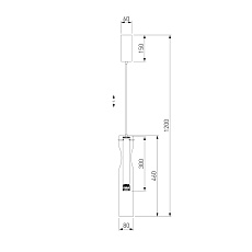 Подвесной светодиодный светильник Eurosvet Swan 50253/1 Led черный 1