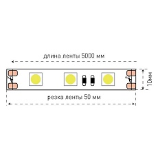Светодиодная лента SWG 14,4W/m 60LED/m 5050SMD красный 5M 002336 1