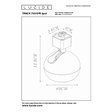 Трековый светильник Lucide FAVORI 09953/01/30 1