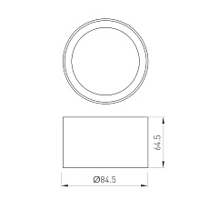 Кольцо антибликовое Arlight LGD-Antiglare-Ring-R85 046758 1