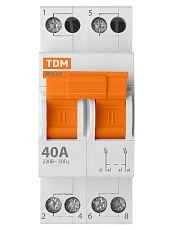 Модульный переключатель трехпозиционный МП-63 2P 40А TDM SQ0224-0016 4