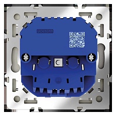Розетка встраиваемая Voltum S70 с заземлением и защитными шторками, 16А, с USB, A+С, (сталь) VLS040505 1