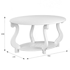 Журнальный стол Мебелик Овация (М) Лайт 008135 2