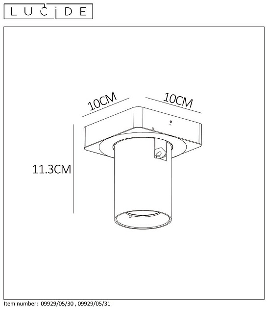 Спот Lucide Nigel 09929/05/31 Фото № 3