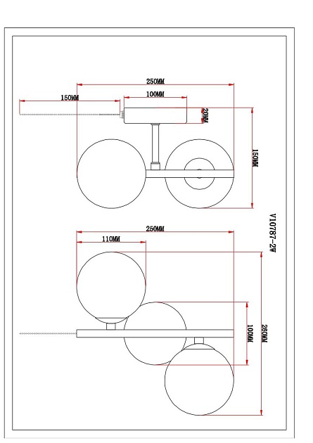 Бра Moderli Molly V10787-2W фото 2