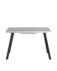 Кухонный стол Stool Group PLAIN 116-158х74 бетон/черный 80.581.01 8005 5