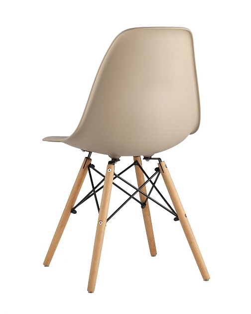 Комплект стульев Stool Group DSW бежево-серый x4 УТ000005356 фото 4
