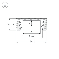 Профиль Arlight MIC-M-2000 Anod 044541 1