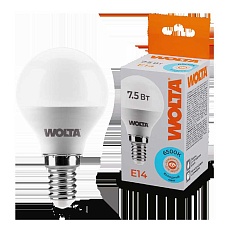 Светодиодная лампа WOLTA 25W45GL7.5E14