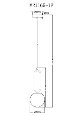 Подвесной светильник MyFar Pierre MR1165-1P 1