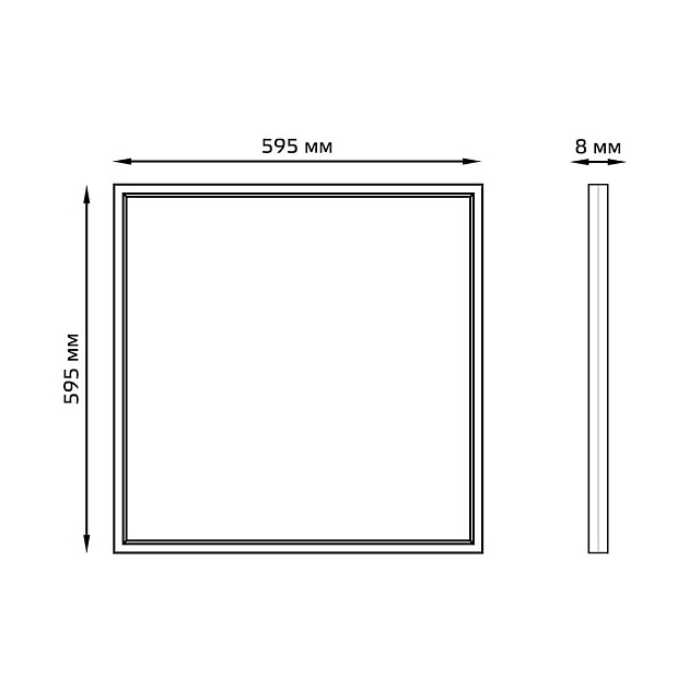Светодиодная панель Gauss 145024336 фото 4