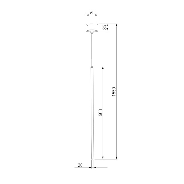 Подвесной светодиодный светильник Elektrostandard Flinn 50263 LED a066780 Фото № 2