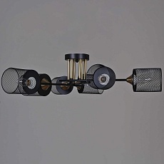 Потолочная люстра Reluce 38460-0.3-06 BK+COPPER 1