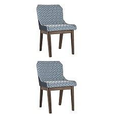 Комплект стульев Stool Group NYMERIA синий 2 шт. LW1810 G801-25 + PU NAVY BLUE X2