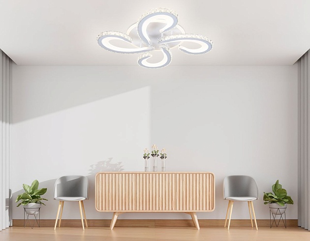 Потолочная светодиодная люстра Ambrella light Acrylica Ice FA1702 Фото № 10