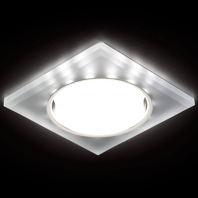 Встраиваемый светильник Ambrella light GX53 LED G215 CH/WH фото 2