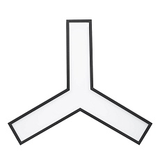 Подвесной светодиодный cветильник Geometria ЭРА Igrek SPO-141-B-40K-028 28Вт 4000К черный Б0050567 5