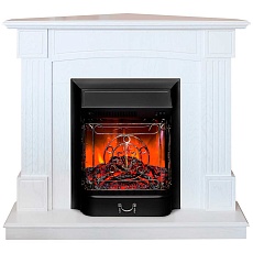 Электрокамин Realflame Andrea Corner WT с очагом Majestic Lux Black 304006