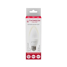 Лампа светодиодная Thomson E27 10W 3000K свеча матовая TH-B2023 3