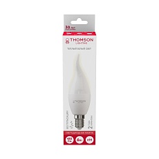 Лампа светодиодная Thomson E14 6W 3000K свеча на ветру матовая TH-B2025 3