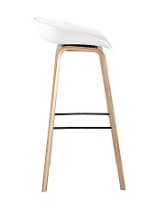 Барный стул Stool Group LIBRA белый деревян. ножки 8319 WHITE 1
