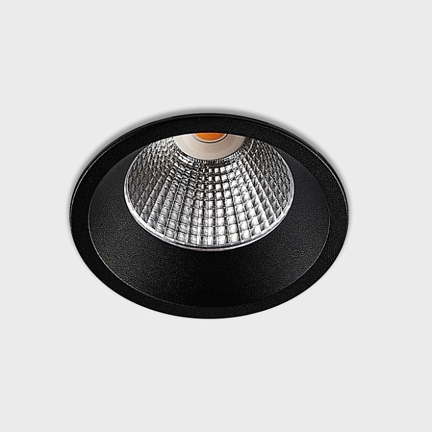 Встраиваемый светодиодный светильник Italline IT08-8035 black 3000K фото 