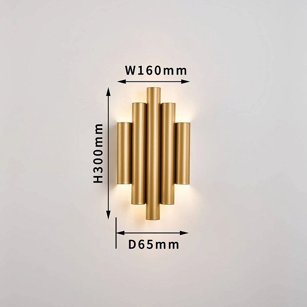 Настенный светодиодный светильник Favourite Tubulis 4125-2W фото 2