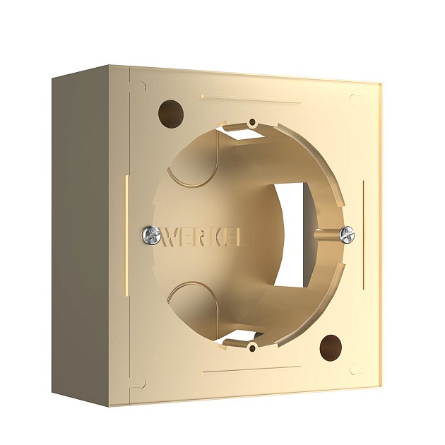Коробка для накладного монтажа Werkel шампань W8000011 4690389170867 фото 