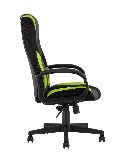 Игровое кресло TopChairs ST-Cyber 9 Green ткань/экокожа черный/зеленый ST-Cyber 9 GREEN фото 4