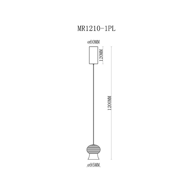 Подвесной светодиодный светильник MyFar Jane MR1210-1PL Фото № 3
