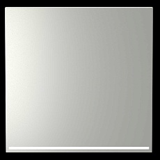 Клавиша для выключателя/переключателя одноклавишного с подсветкой S70 (сталь) Voltum VLS000205 1