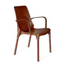 Офисный стул Sheffilton SHT-S76/S424 коричневый/медный металлик 3029797701