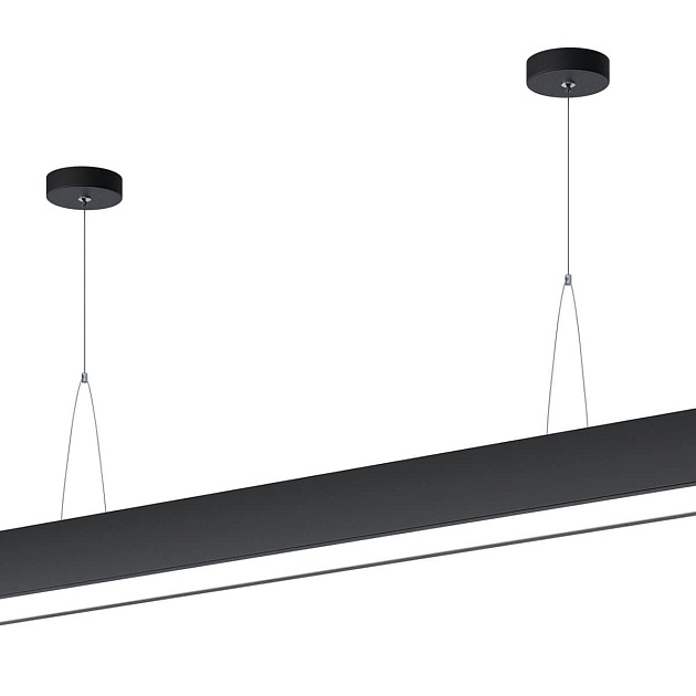Подвесной светодиодный cветильник Geometria ЭРА Block SPO-113-B-40K-036 36Вт 4000К черный Б0050543 фото 2