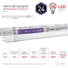 Лампа светодиодная ЭРА G13 24W 6500K матовая LED T8-24W-865-G13-1500mm Б0033007 2